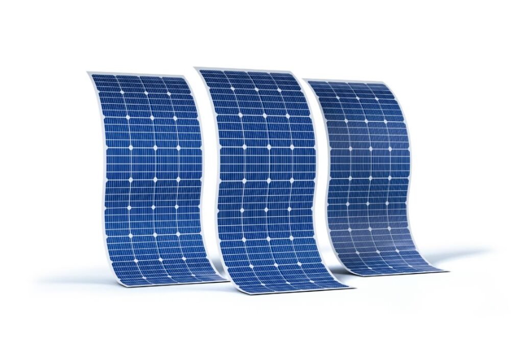 gebogene Solarmodule