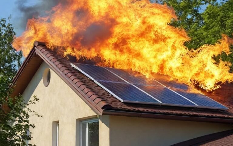 brandschaeden bei photovoltaikanlage