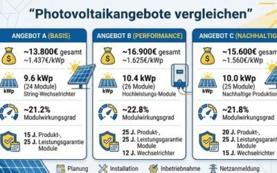 Photovoltaikangebote vergleichen: So finden Sie die beste Solarlösung für Ihr Zuhause