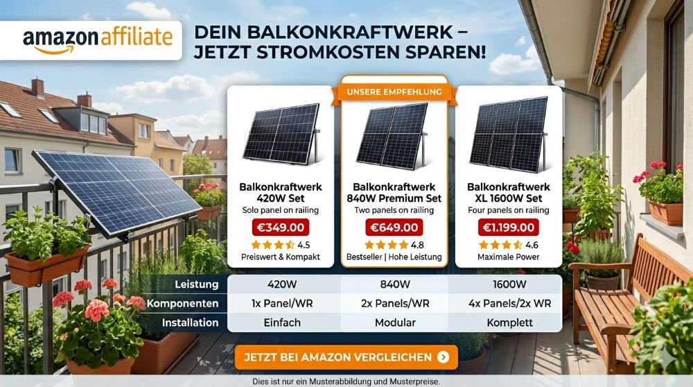 Amazon Balkonkraftwerke