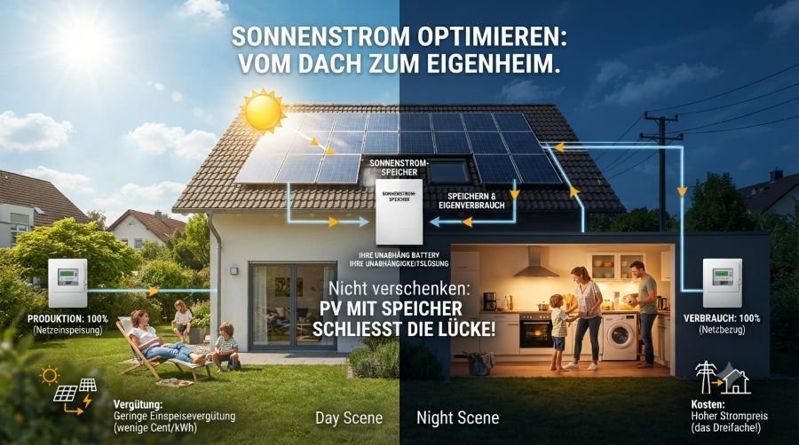 PV-Anlage mit Speicher: 5 Gründe für Ihre Investition